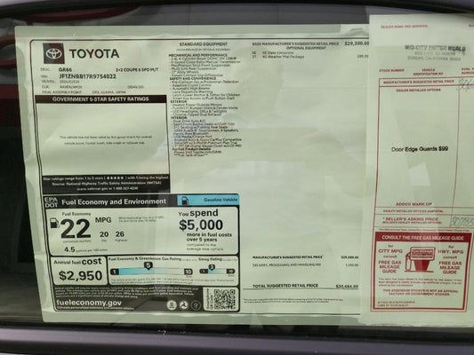 2024 Toyota GR86 GR86 in Eureka, CA - Mid-City Motor World