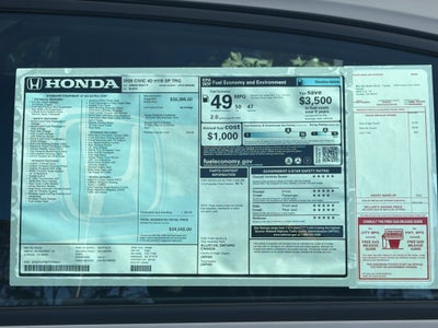 2026 Honda Civic Hybrid Sport Touring