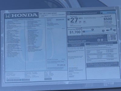 2027 Honda HR-V Sport