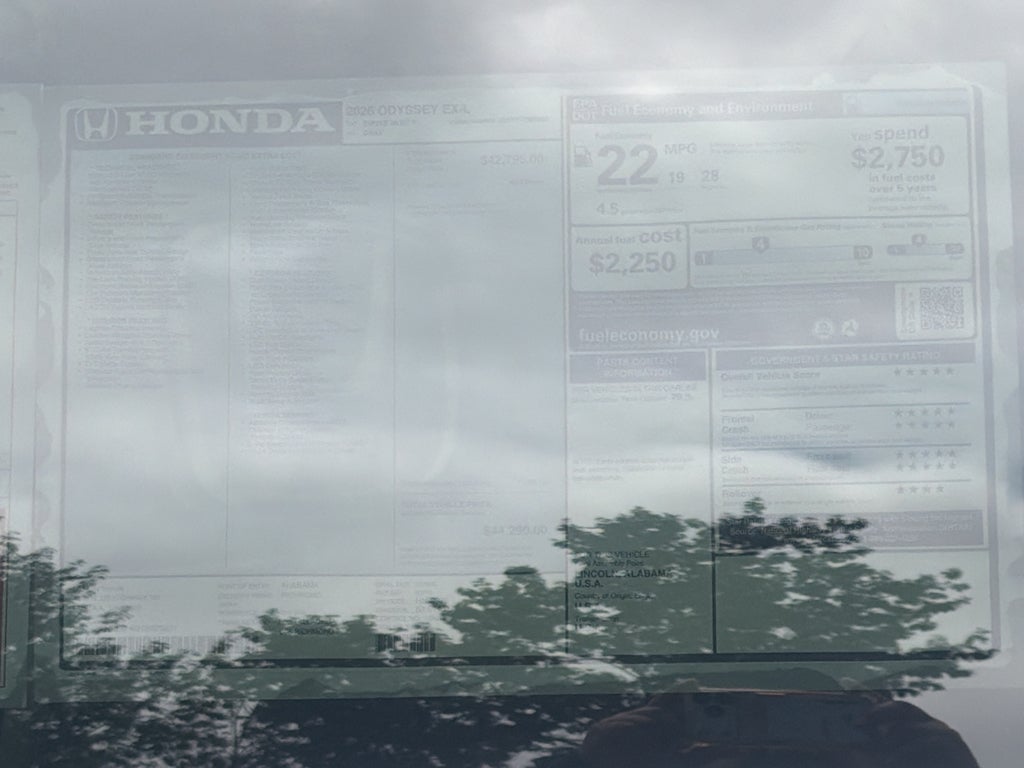 2026 Honda Odyssey EX-L
