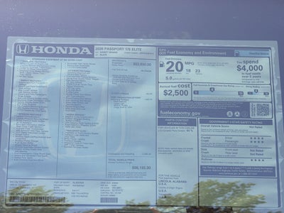 2026 Honda Passport TrailSport Elite Blackout