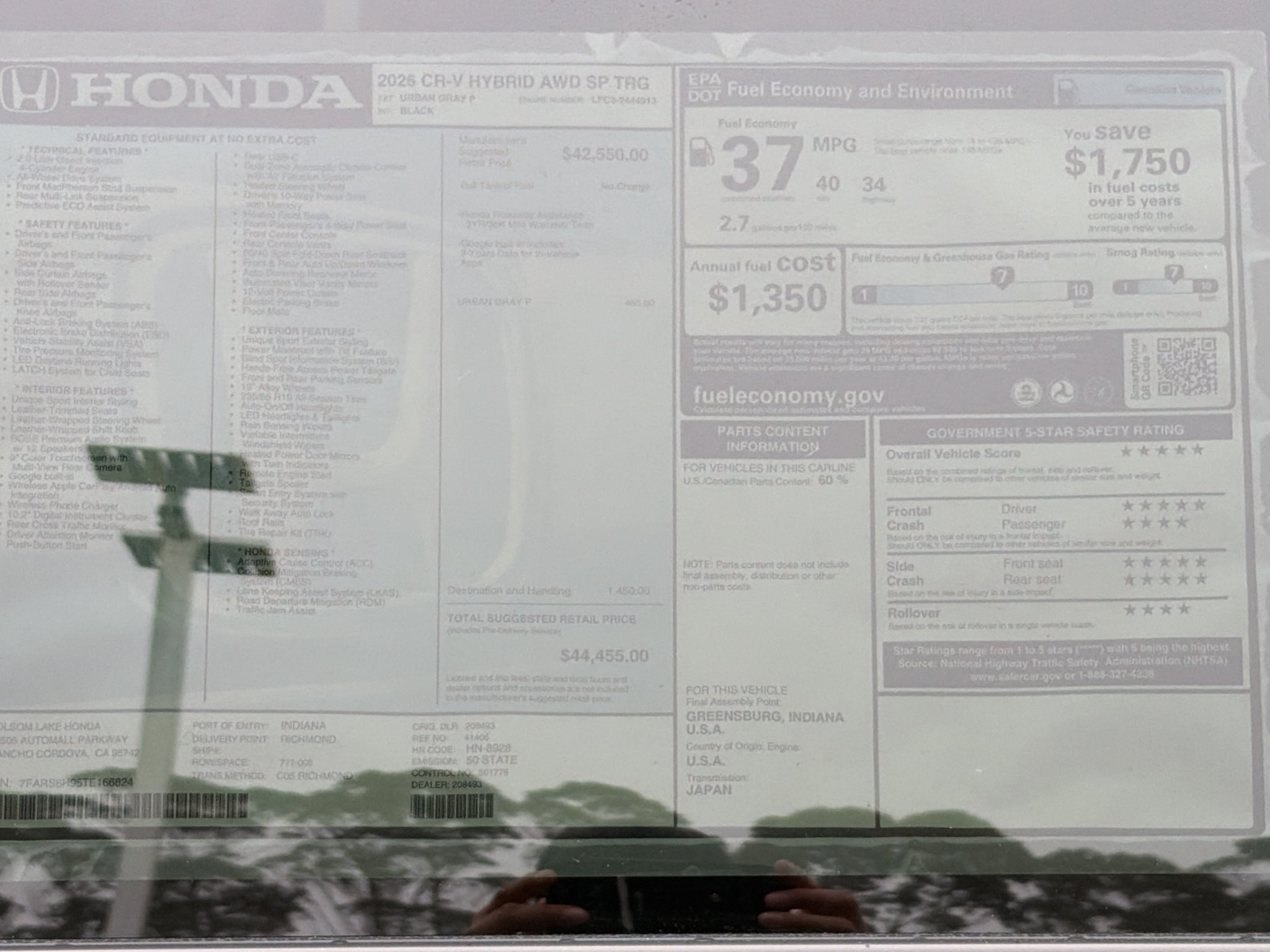 2026 Honda CR-V Hybrid Sport Touring