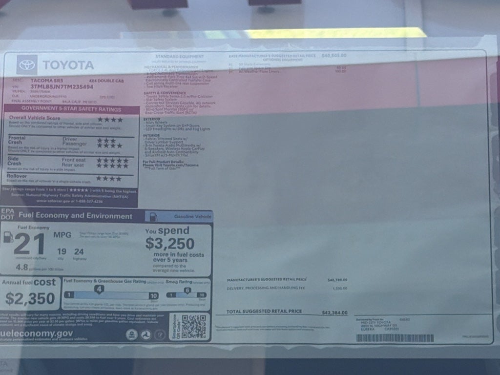 2026 Toyota Tacoma SR5