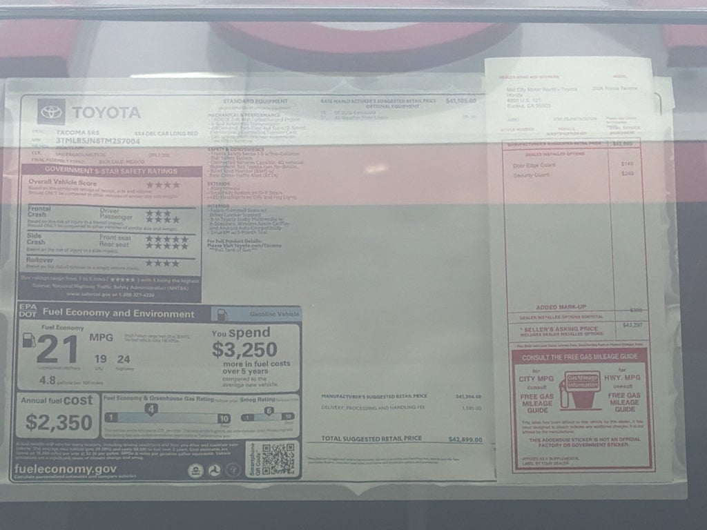 2026 Toyota Tacoma SR5