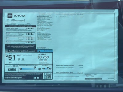 2026 Toyota Camry Hybrid LE