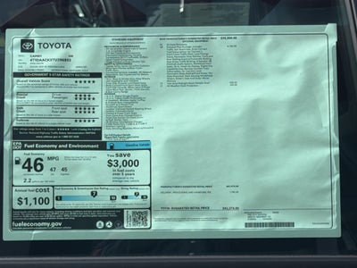 2026 Toyota Camry XSE