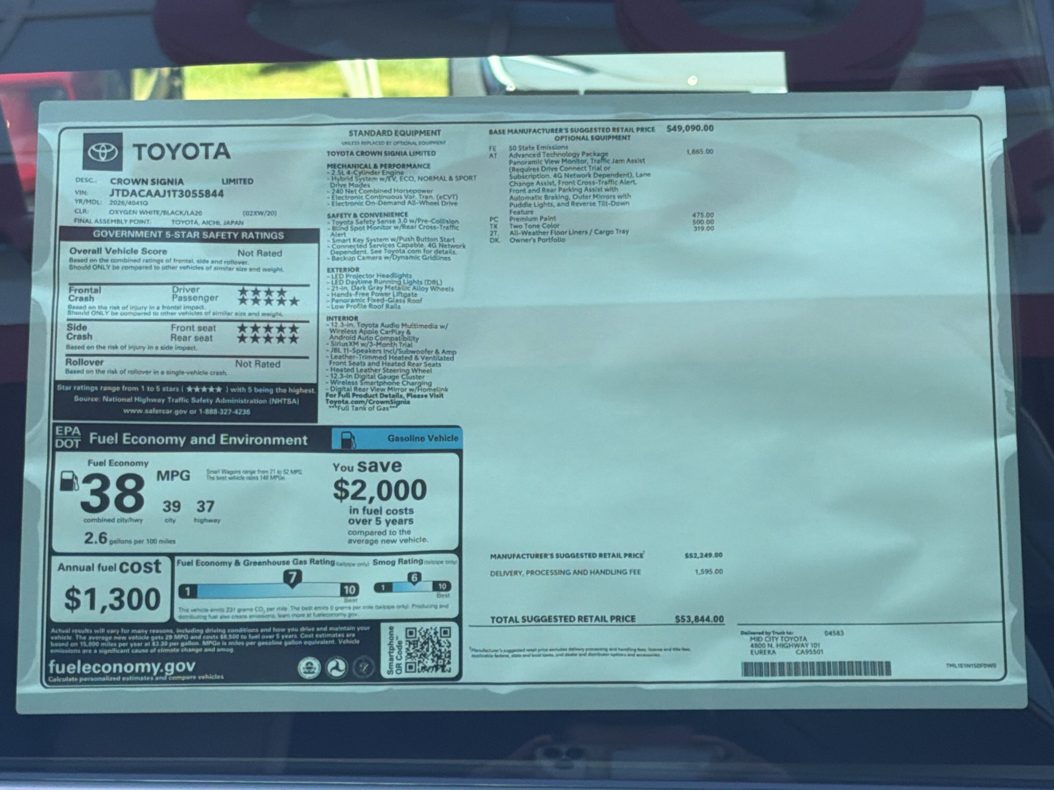 2026 Toyota Toyota Crown Signia Limited