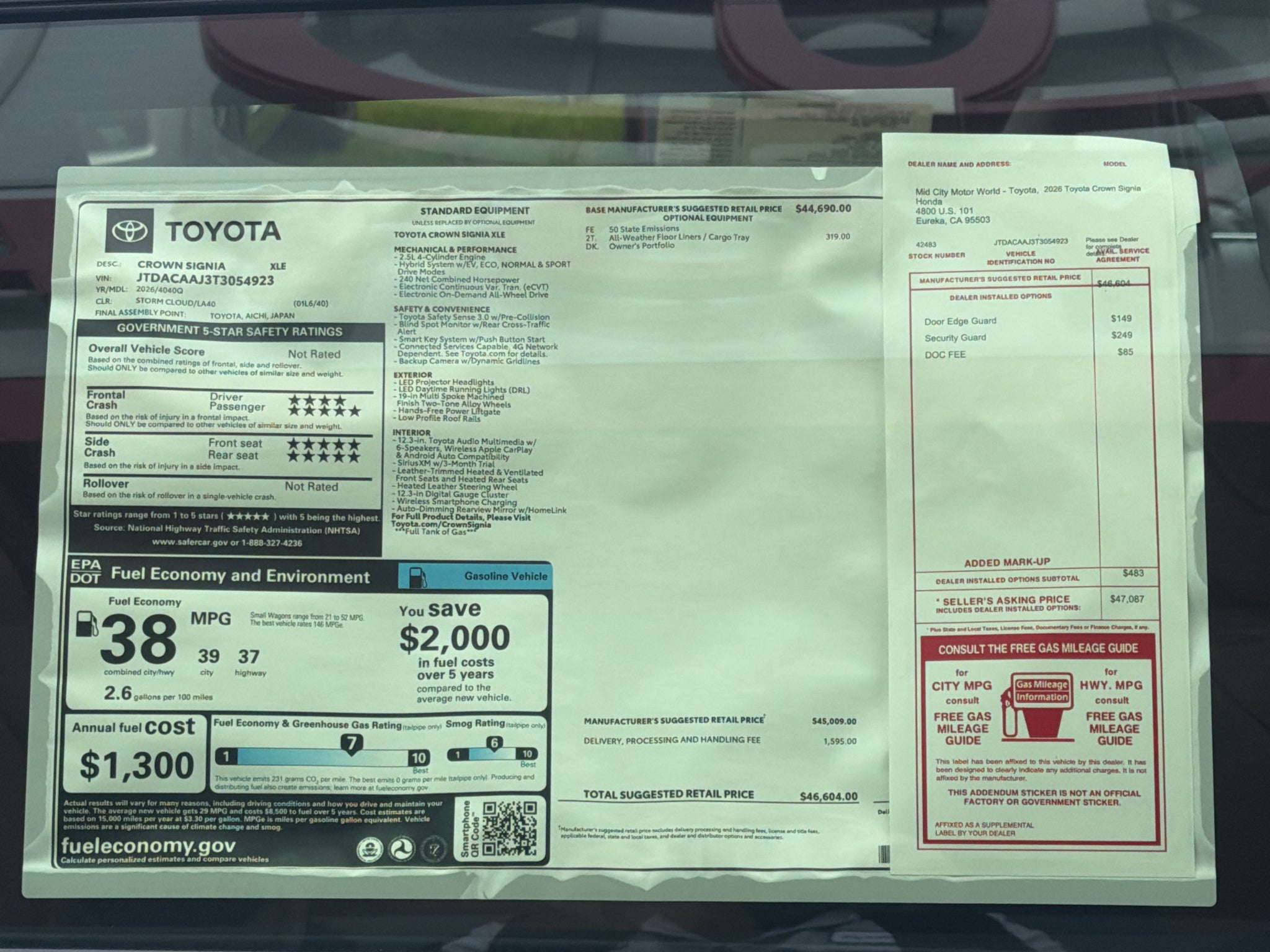 2026 Toyota Toyota Crown Signia XLE
