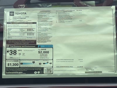 2026 Toyota Toyota Crown Signia Limited