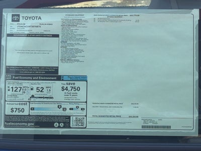 2026 Toyota Prius Plug-in Hybrid SE
