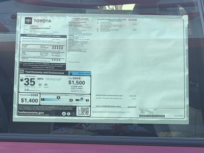 2026 Toyota Corolla LE