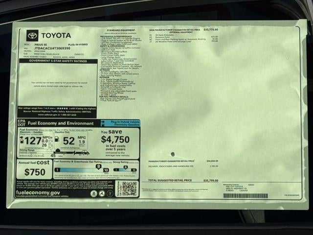 2020 Toyota PRIUS LE