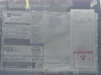 2026 Toyota Land Cruiser Land Cruiser