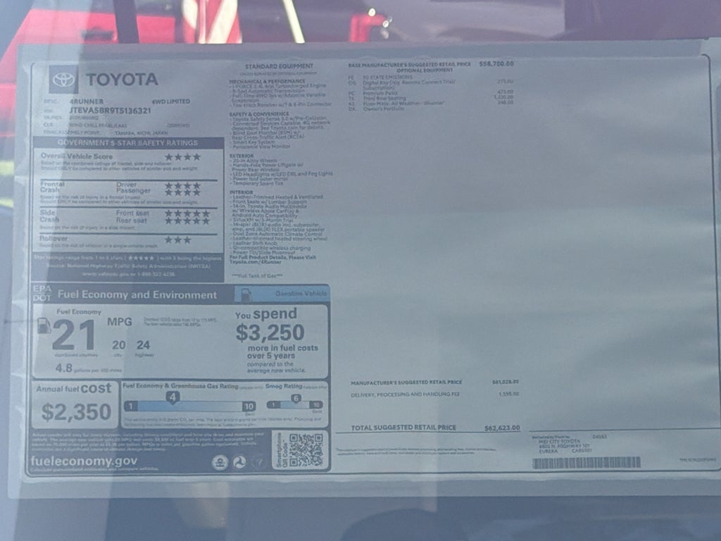 2026 Toyota 4Runner Limited