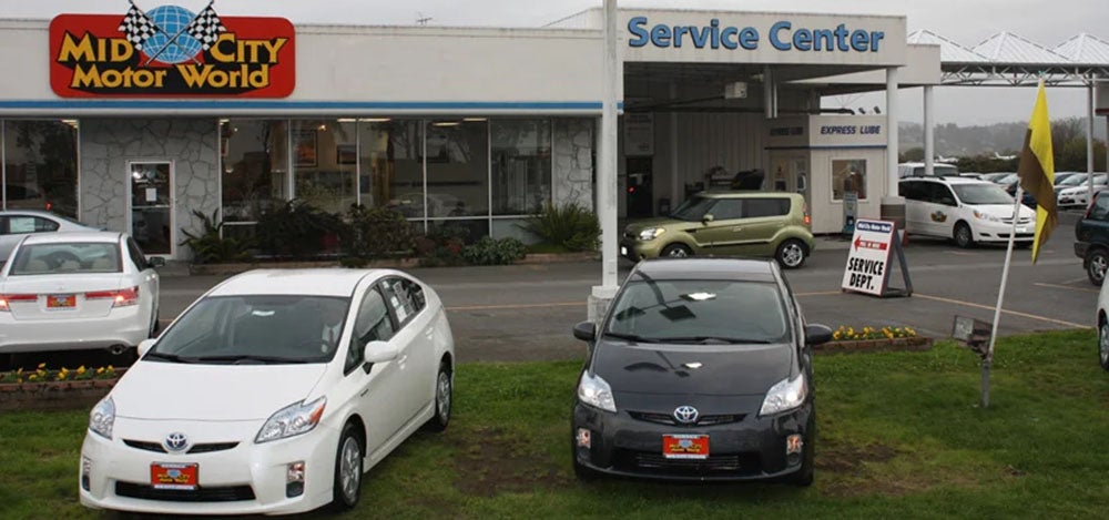 Service center front